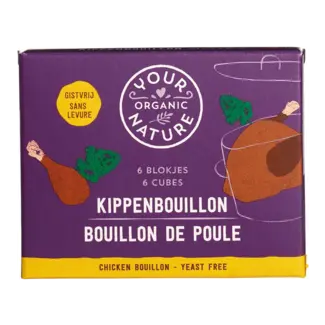 Your Organic Nature Heldere kippenbouillonblokjes zonder gist - BIO