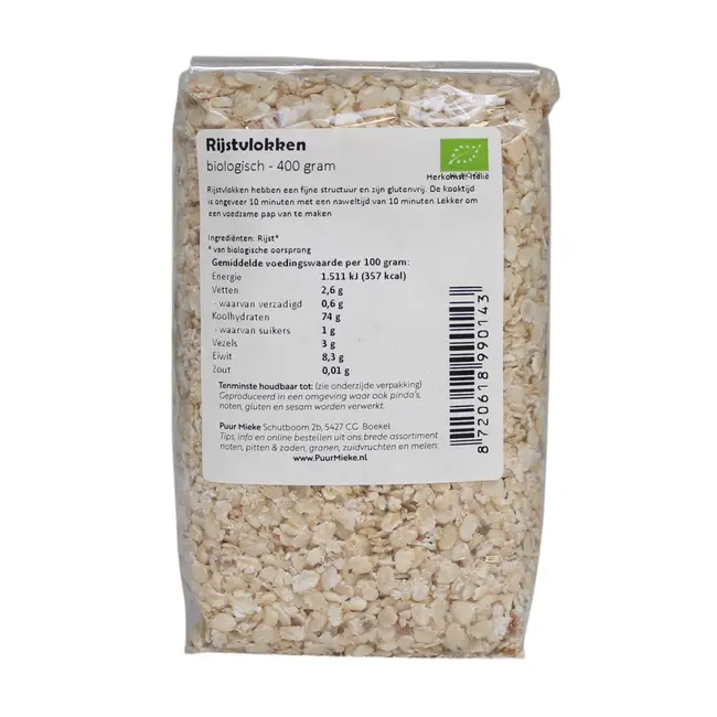 Biologische Rijstvlokken - 400g