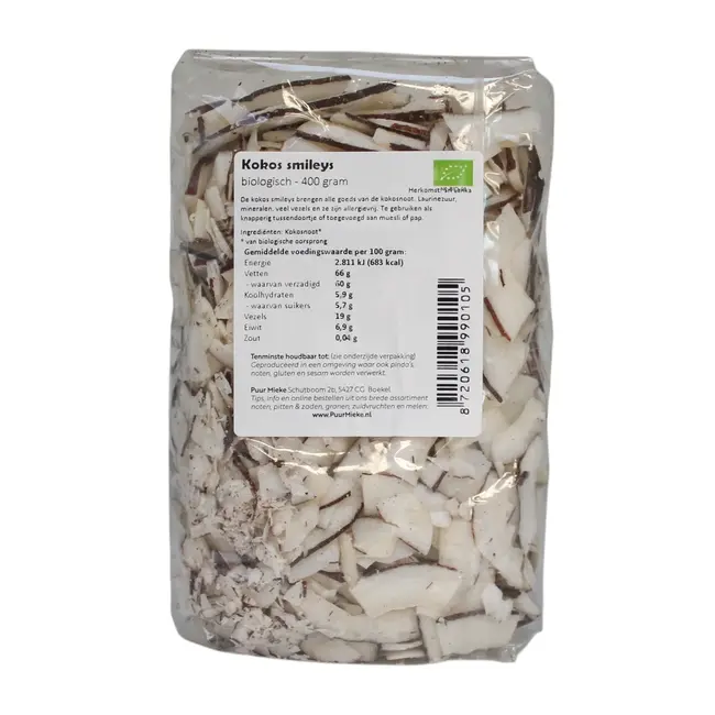 Biologische Kokossmileys - 400g
