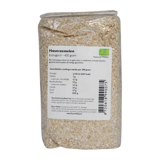 Biologische Haverzemelen - 400gr