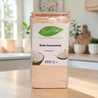 Puur Mieke Biologisch Rode Linzenmeel - 400g