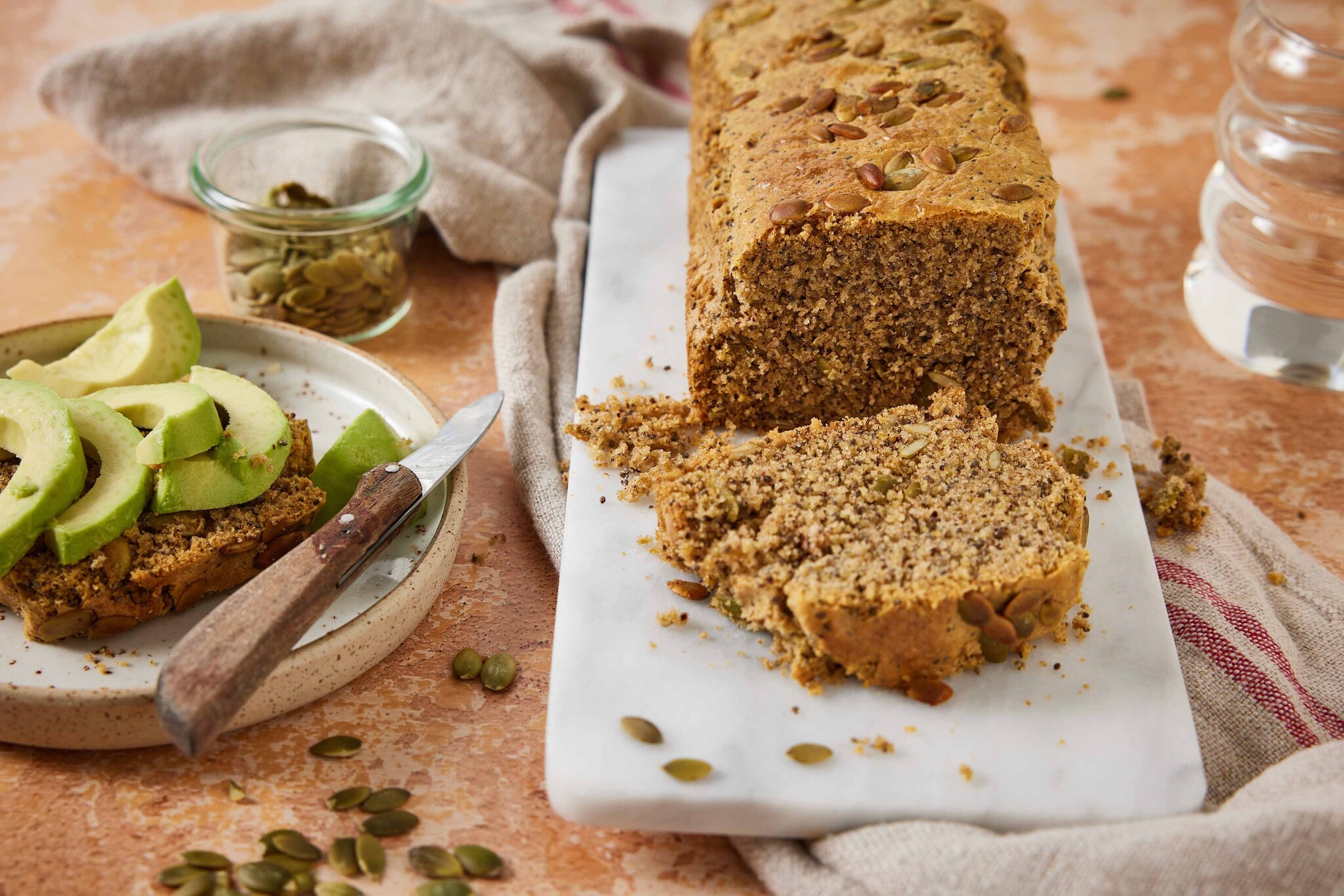 Gluten- en lactosevrij haverbrood