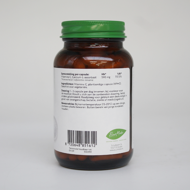 Zuurvrije Vitamine C - 590mg - 90 caps