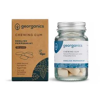 Georganics Natuurlijke Kauwgom - Engelse Pepermunt