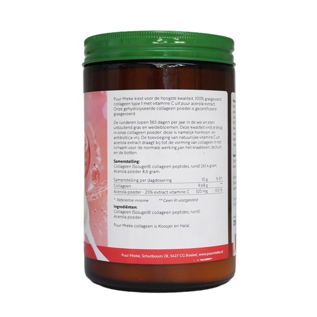 Collageen poeder met vitamine C gehydrolyseerd - 270g
