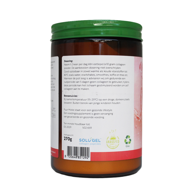 Collageen poeder met vitamine C gehydrolyseerd - 270g