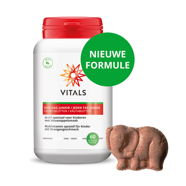 Elke Dag Junior - Multivitamine kinderen - 60 kauwtabletten