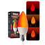 Rood licht kaarslamp - E14 - met 3 lichtstanden