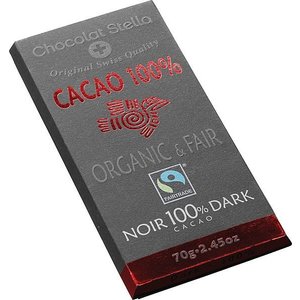 Chocolat Stella Chocolade Dark 100% 70g - BIO