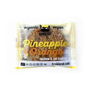 Kookie Cat Ananas en Sinaasappel Koek 50g - BIO