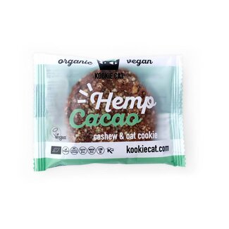 Kookie Cat Hennep en Cacao Koek 50g - BIO