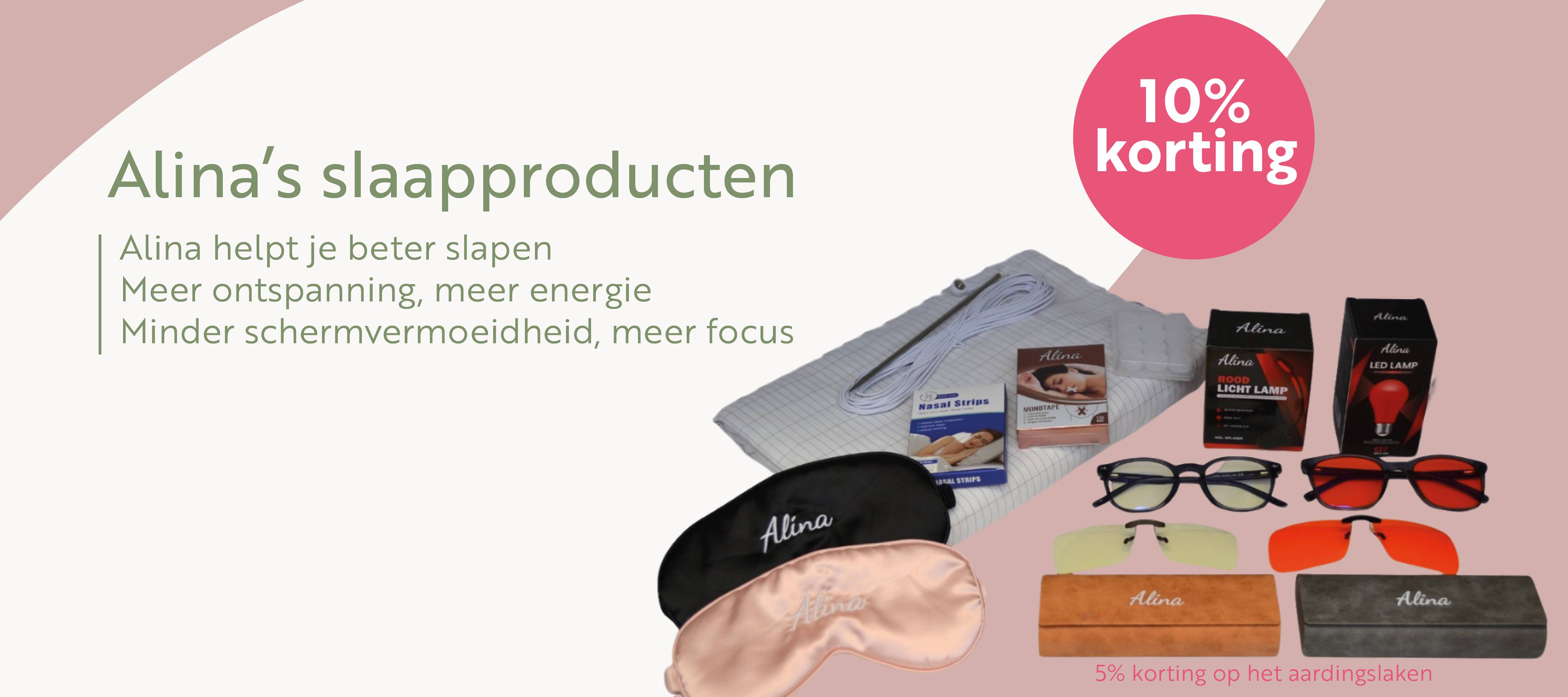 10% korting op alina