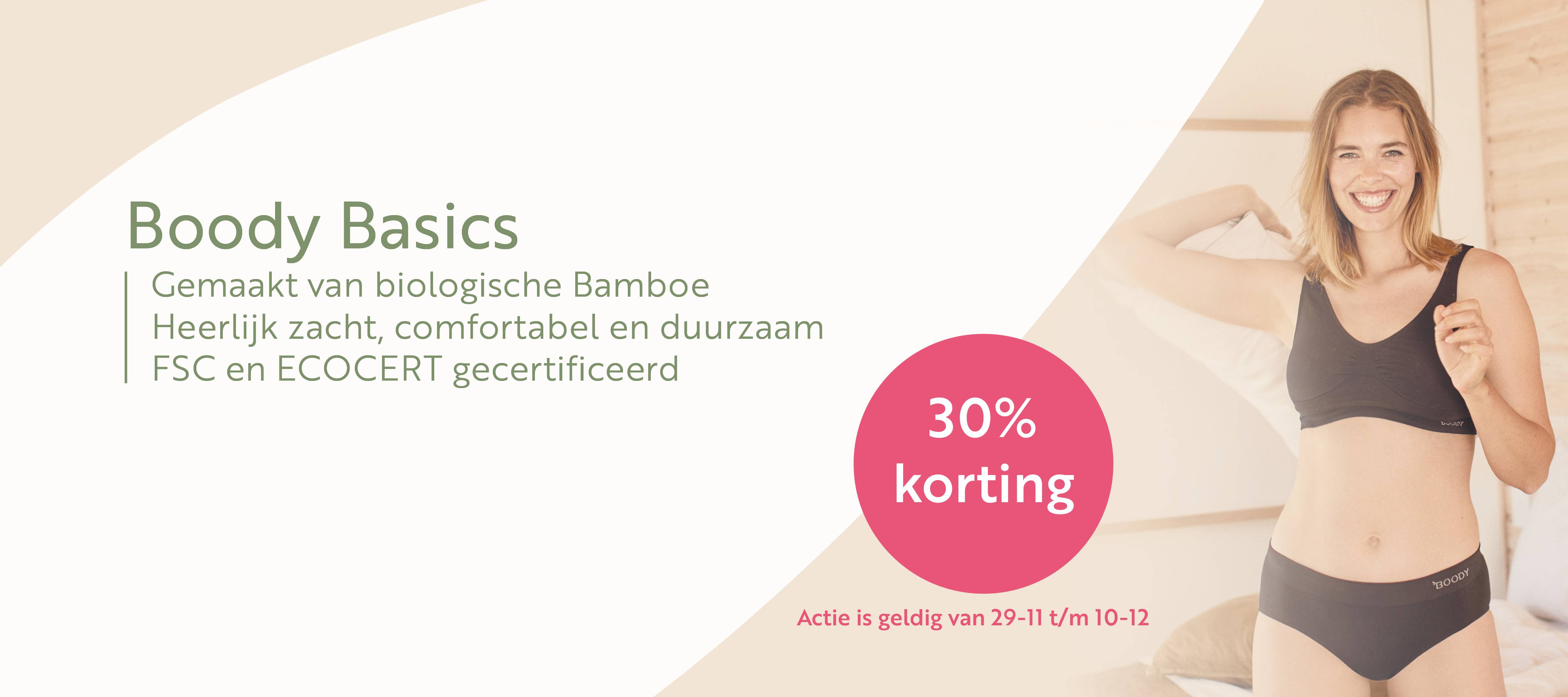 Boody 30% korting