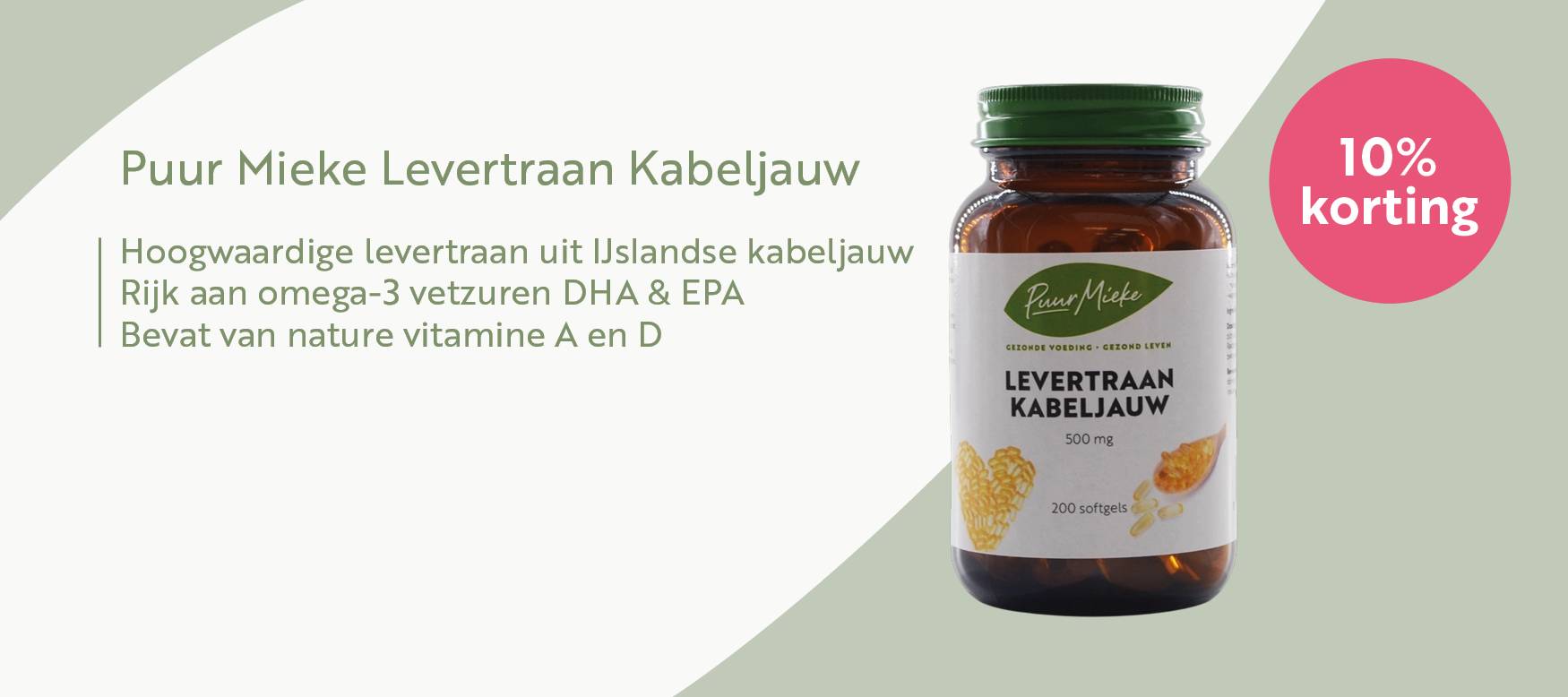 10% korting Levertraan Kabeljauw