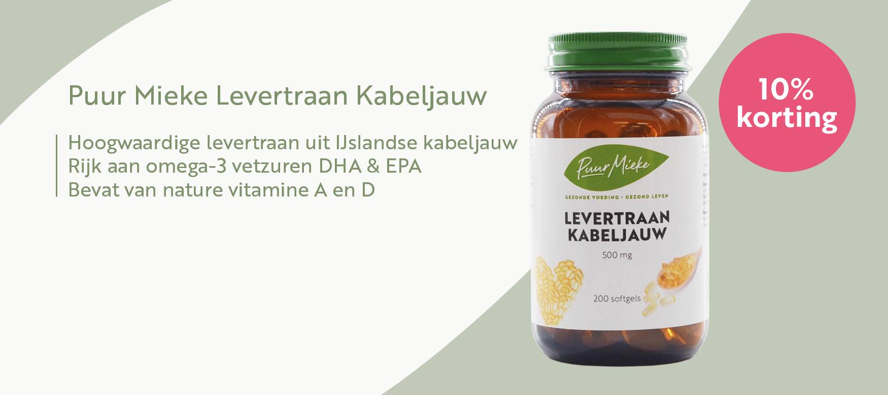 10% korting Levertraan Kabeljauw