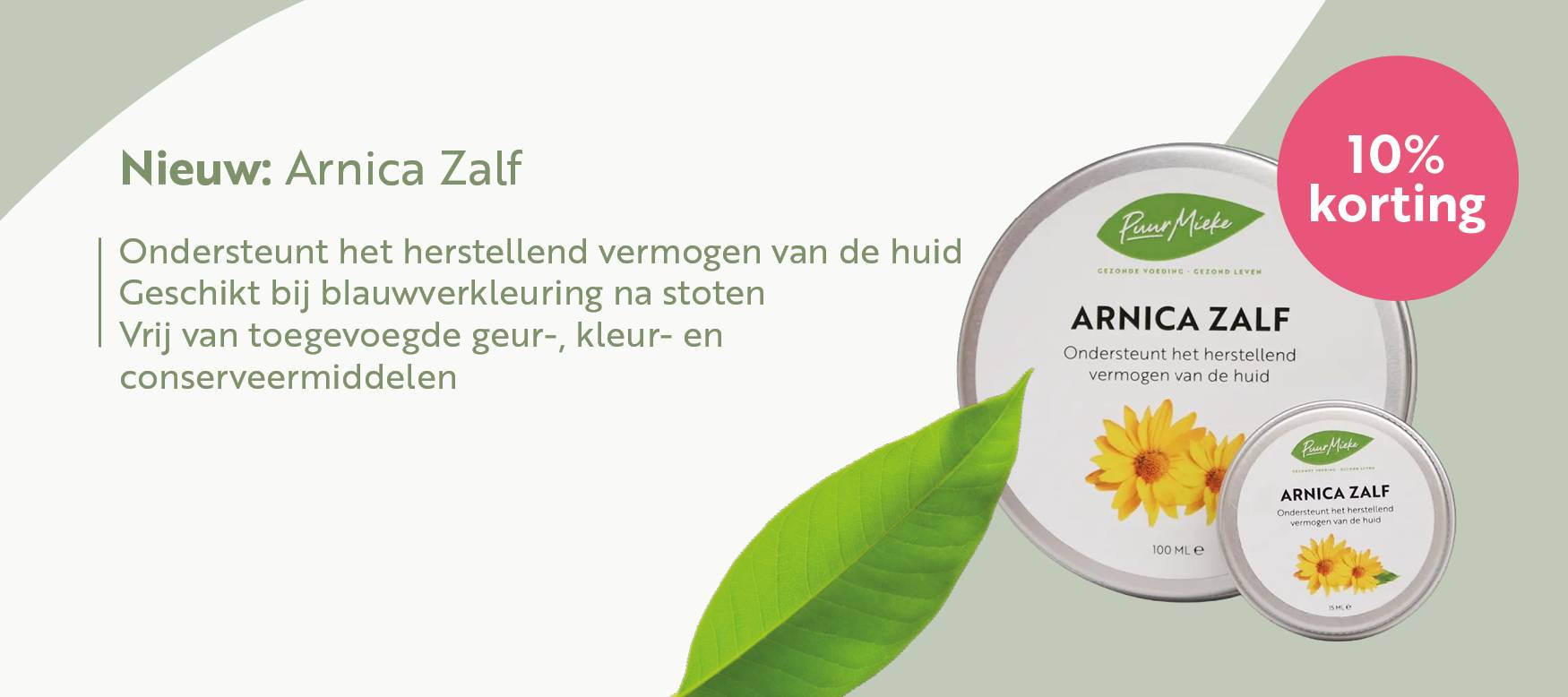 10% korting Arnica Zalf