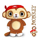 Toybox (by Keel Toys) Toybox knuffel: Piraat (aap)