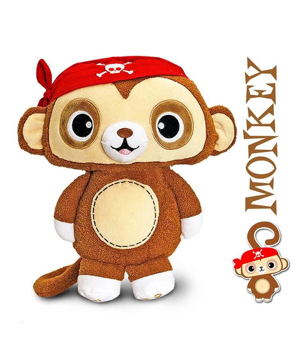 Toybox (by Keel Toys) Toybox knuffel: Piraat (aap)