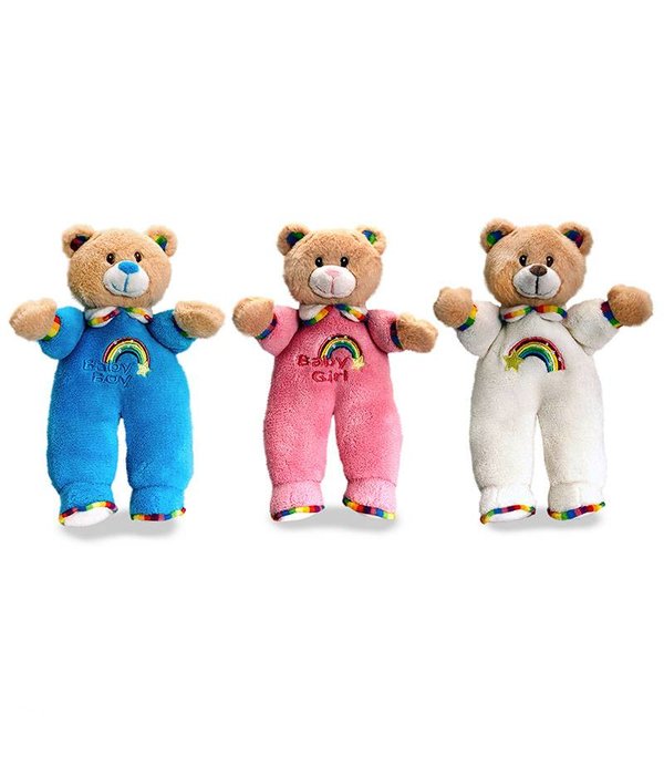 Teddybeer Baby knuffel (Rainbow Collection)