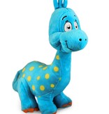 Grappige Dino knuffel blauw