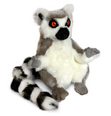Zittende Ringstaartmaki knuffel - pluche Lemur