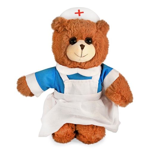 Teddybeer verpleegster knuffel