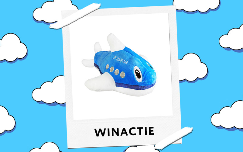 WINNEN! Doe mee en win een leuke vliegtuig knuffel