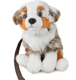 Hond knuffel Australische herder pup (24 cm)