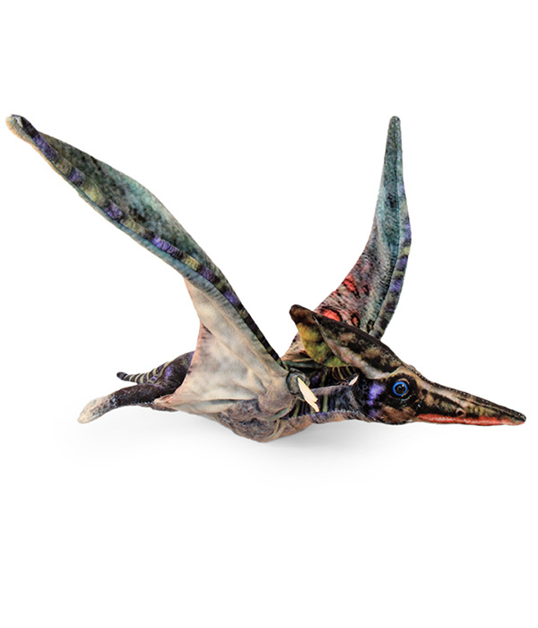 Dom Politiek plug Dinosaurus knuffel Pterosauriër (vliegende dino) - Fluzzy