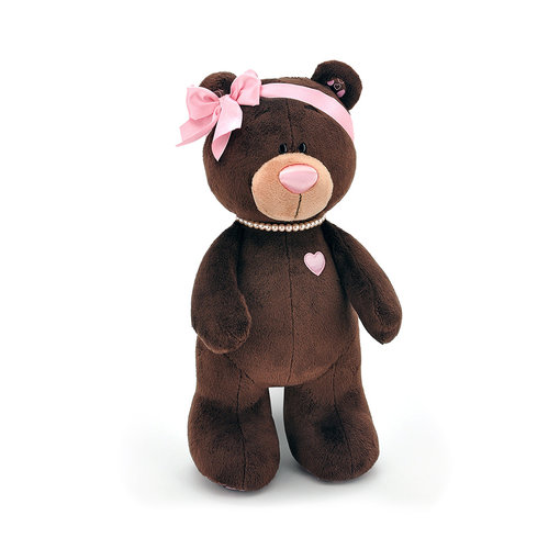 Orange Toys Teddybeer knuffel Milk (roze strik)