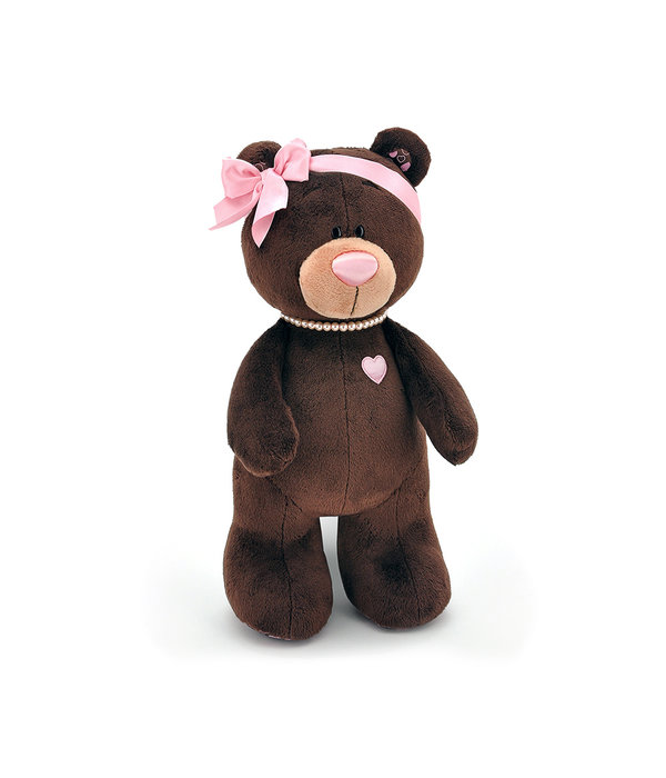 Orange Toys Teddybeer knuffel Milk (roze strik)