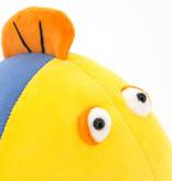 Orange Toys Grappige vis knuffel (geel, blauw en oranje)