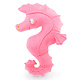 Zeepaard knuffel roze groot