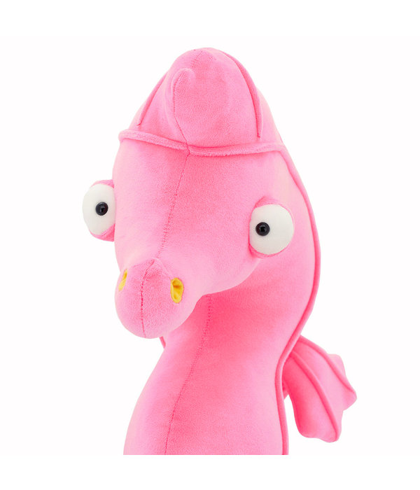 Orange Toys Zeepaard knuffel roze groot