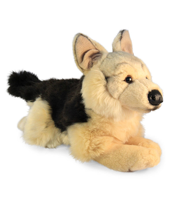 Hond knuffel Herdershond liggend (liggend, 42 cm)