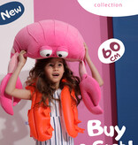 Orange Toys Krab knuffel grappige roze (60 cm)