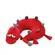 Draak knuffel kussen rood
