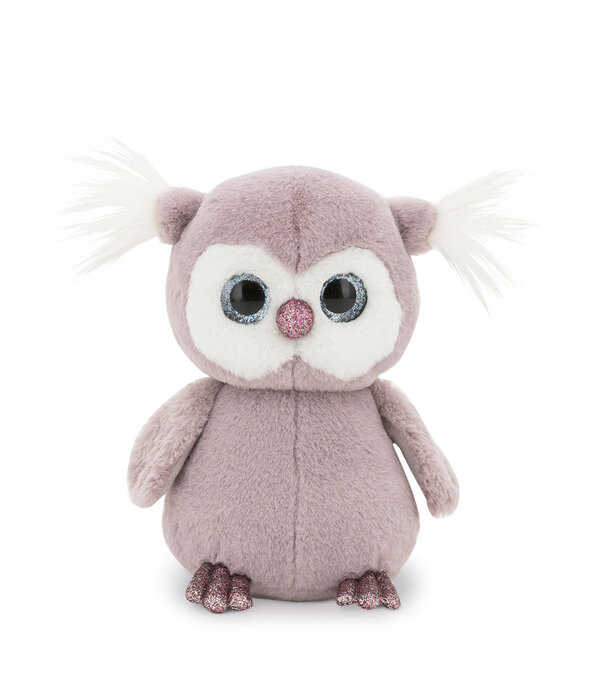 Orange Toys Paarse uil knuffel met glitterogen (fluffies)