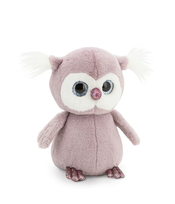 Orange Toys Paarse uil knuffel met glitterogen (fluffies)