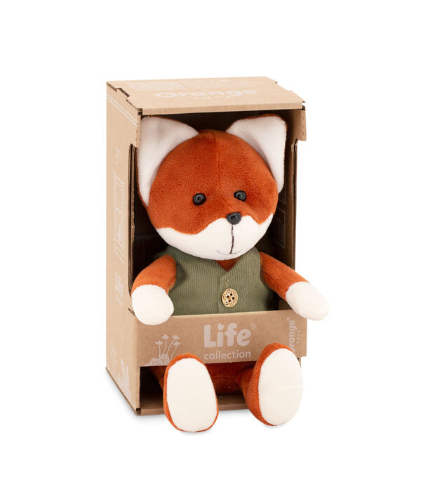 Orange Toys Vos knuffel met vest (Life Collectie)