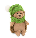 Orange Toys Egel knuffel met muts en sjaal (Life Collectie)