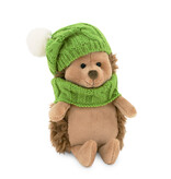 Orange Toys Egel knuffel met muts en sjaal (Life Collectie)