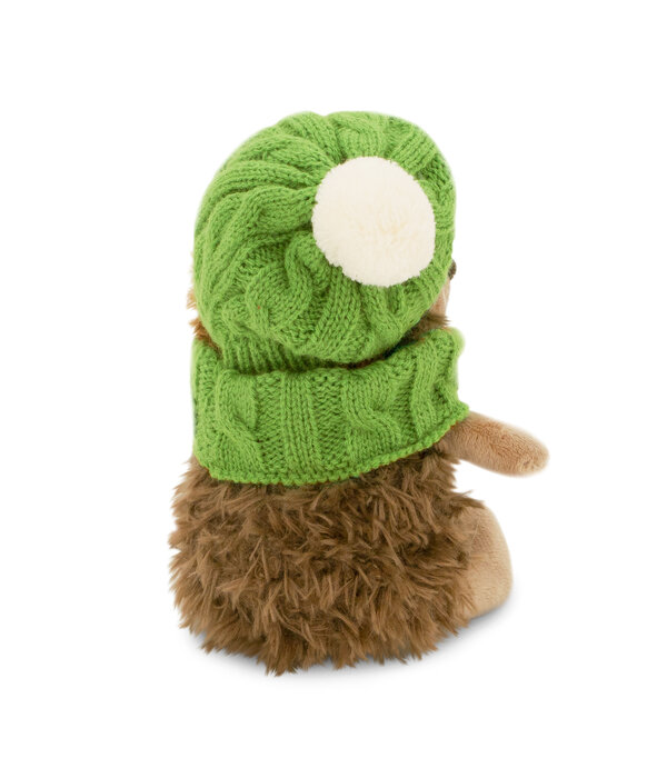 Orange Toys Egel knuffel met muts en sjaal (Life Collectie)