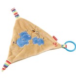 Fisher-Price Fisher Price Nijlpaard knuffeldoekje met ring