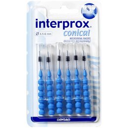 Interprox Regular Conical blauw 3,5 - 6 mm