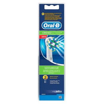 Oral-B CrossAction opzetborstel, blister 2 stuks
