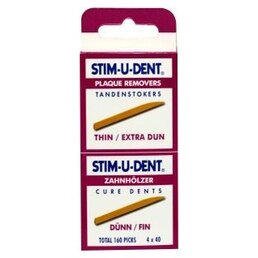 Johnson & Johnson Stim-U-Dent Tandenstokers Thin / Extra Dun