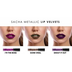 Sacha Metallic Lip Velvet