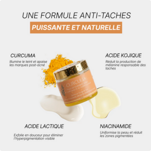 Curculia Pads Nettoyants au Curcuma 3 en 1