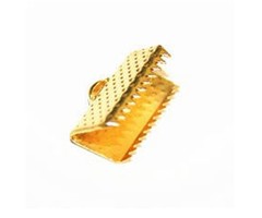 10 stuks Veterklem Gold Plated 10x7mm